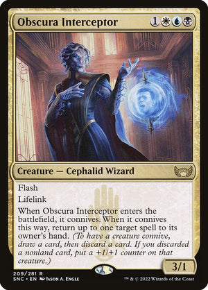 Obscura Interceptor (209) [Streets of New Capenna]