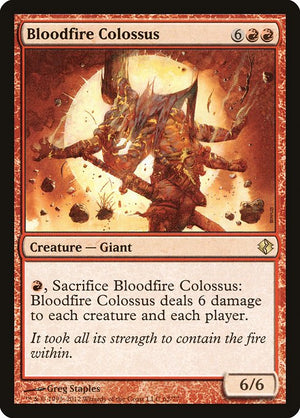 Bloodfire Colossus (62) [Duel Decks: Venser vs. Koth]