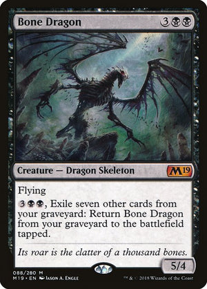 Bone Dragon (88) [Core Set 2019]