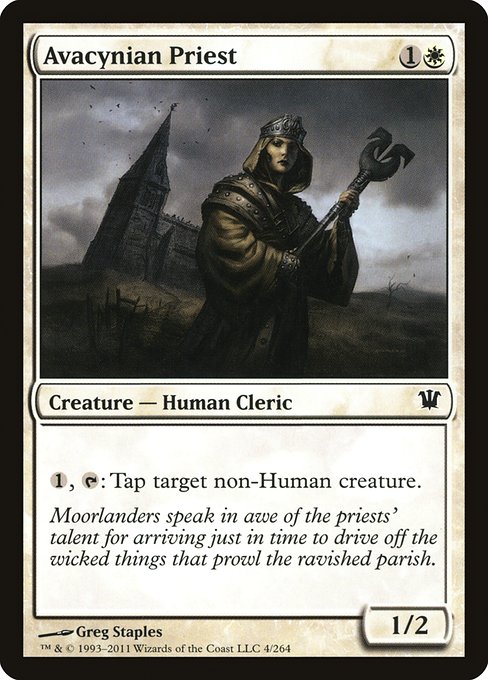Avacynian Priest (4) [Innistrad]