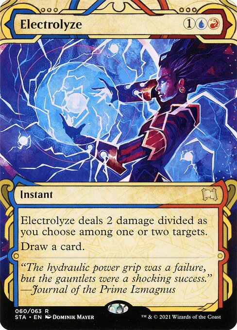 Electrolyze (60) [Strixhaven Mystical Archive] [Showcase, Borderless]