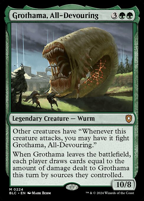 Grothama, All-Devouring (224) [Bloomburrow Commander]