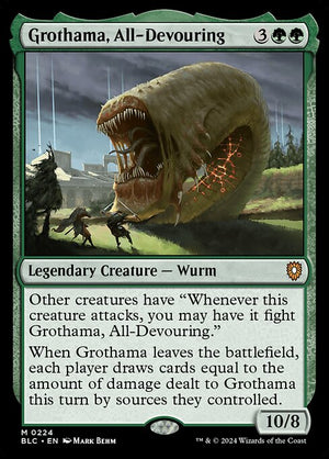 Grothama, All-Devouring (224) [Bloomburrow Commander]