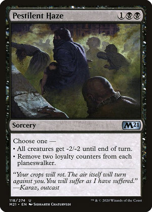 Pestilent Haze (118) [Core Set 2021]