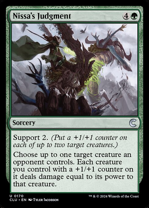 Nissa's Judgment (170) [Ravnica: Clue Edition]