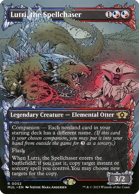 Lutri, the Spellchaser (52) [Multiverse Legends] [Showcase, Borderless]