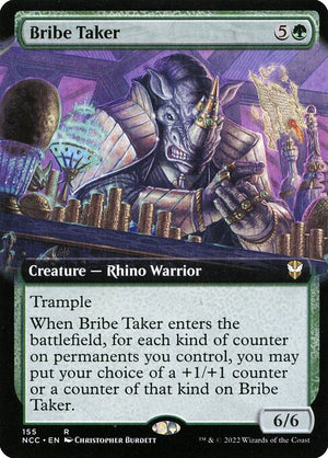 Bribe Taker (155) [New Capenna Commander] [Extended Art]