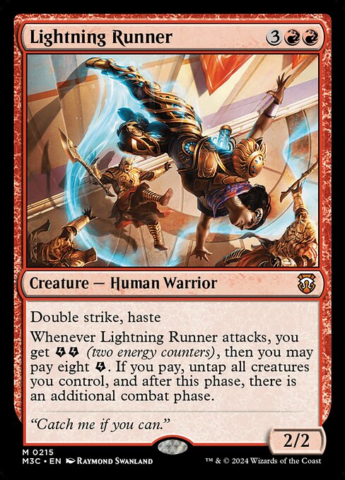 Lightning Runner (215) [Modern Horizons 3 Commander]