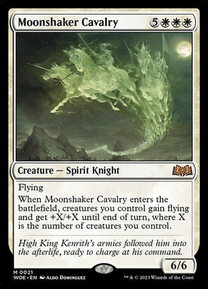 Moonshaker Cavalry (21) [Wilds of Eldraine]