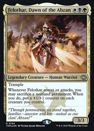 Felothar, Dawn of the Abzan (184s) [Tarkir: Dragonstorm Promos]
