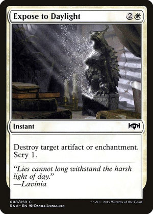 Expose to Daylight (8) [Ravnica Allegiance]