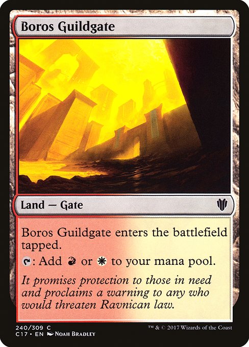 Boros Guildgate (240) [Commander 2017]