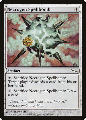 Necrogen Spellbomb (216) [Mirrodin]