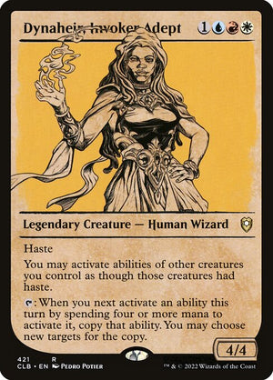 Dynaheir, Invoker Adept (421) [Commander Legends: Battle for Baldur's Gate] [Showcase]