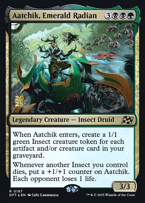 Aatchik, Emerald Radian (187s) [Aetherdrift Promos]