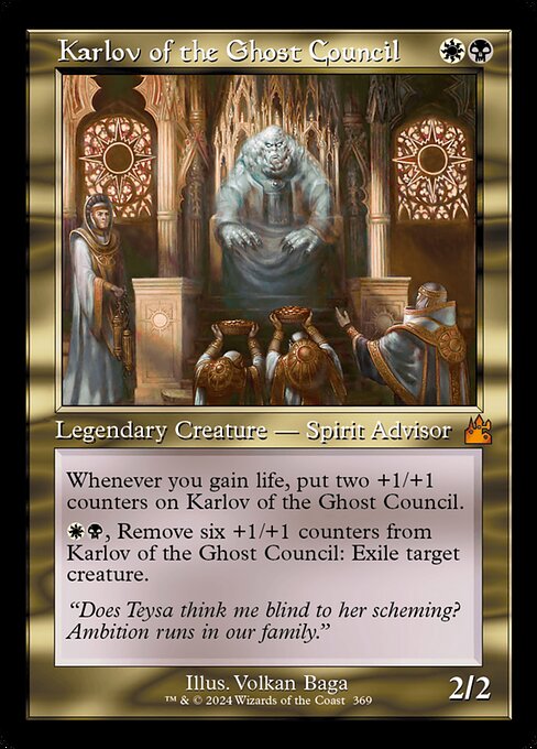 Karlov of the Ghost Council (369) [Ravnica Remastered]