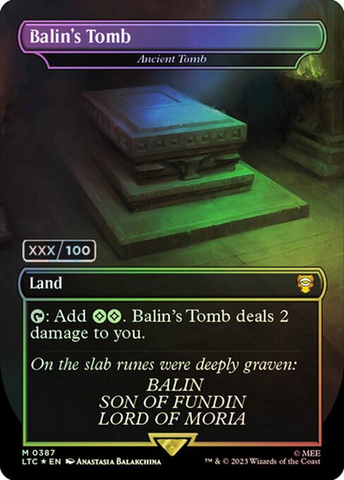Ancient Tomb (387z) [Tales of Middle-earth Commander] [Borderless]