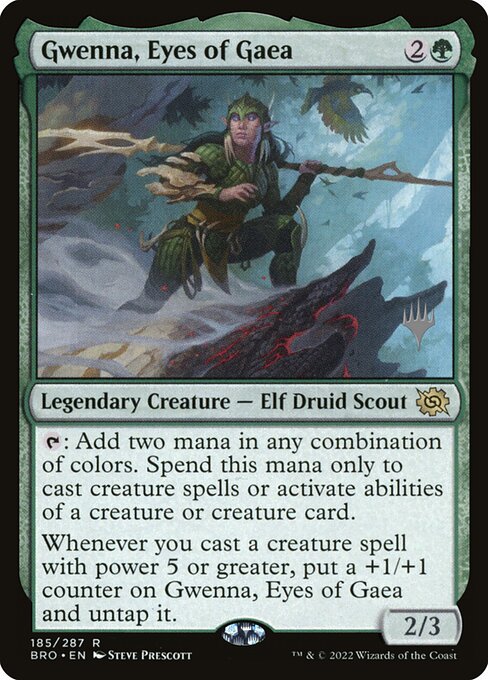 Gwenna, Eyes of Gaea (185p) [The Brothers' War Promos]