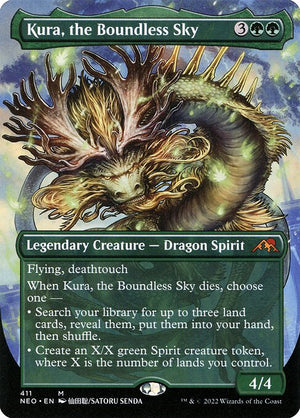 Kura, the Boundless Sky (411) [Kamigawa: Neon Dynasty] [Borderless]