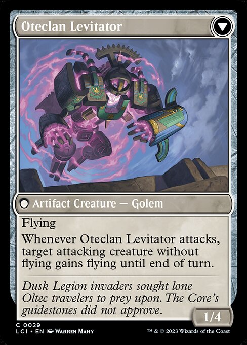 Oteclan Landmark // Oteclan Levitator (29) [The Lost Caverns of Ixalan] Reverse