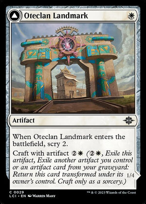 Oteclan Landmark // Oteclan Levitator (29) [The Lost Caverns of Ixalan]