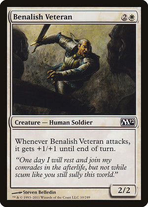 Benalish Veteran (10) [Magic 2012]