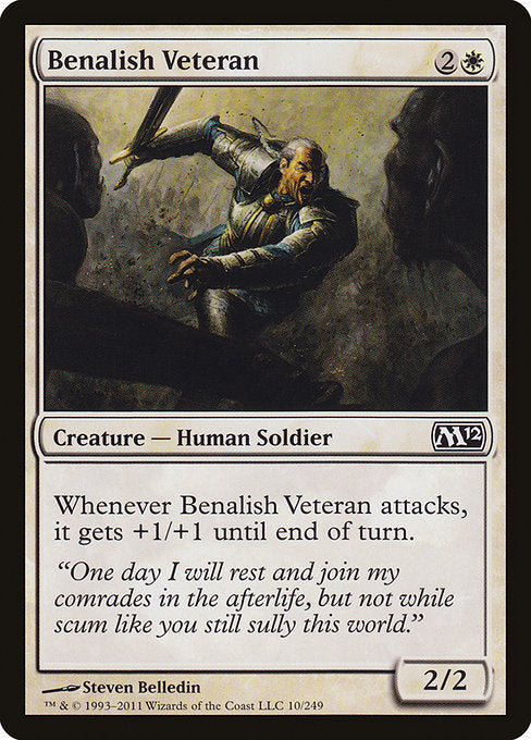 Benalish Veteran (10) [Magic 2012]