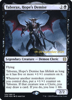 Taborax, Hope's Demise (129s) [Zendikar Rising Promos]