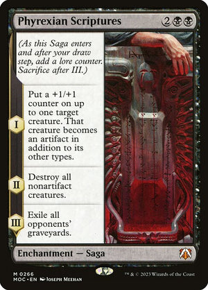 Phyrexian Scriptures (266) [March of the Machine Commander]