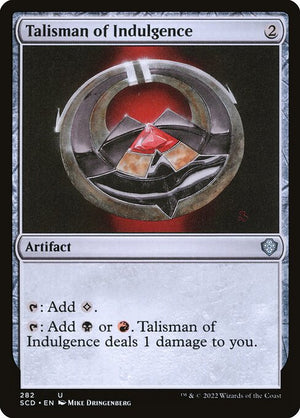 Talisman of Indulgence (282) [Starter Commander Decks]