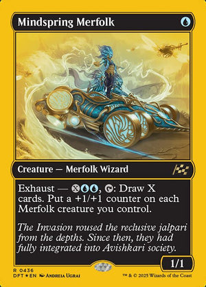 Mindspring Merfolk (436) [Aetherdrift]