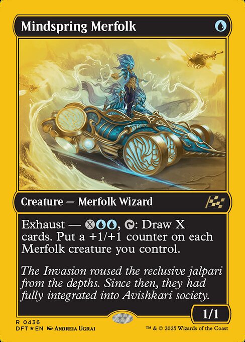 Mindspring Merfolk (436) [Aetherdrift]