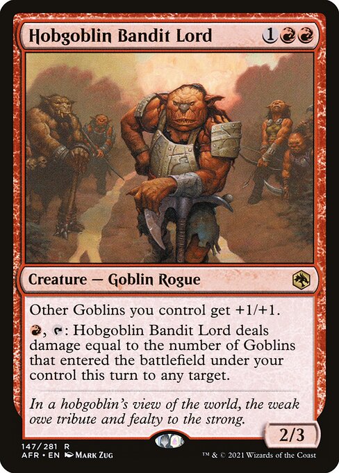 Hobgoblin Bandit Lord (147) [Adventures in the Forgotten Realms]