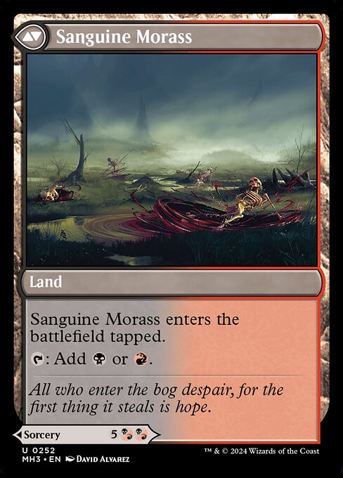 Bloodsoaked Insight // Sanguine Morass (252) [Modern Horizons 3]