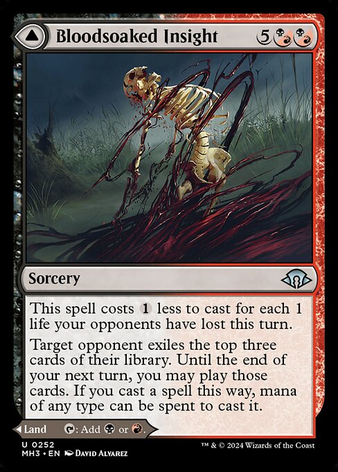 Bloodsoaked Insight // Sanguine Morass (252) [Modern Horizons 3]