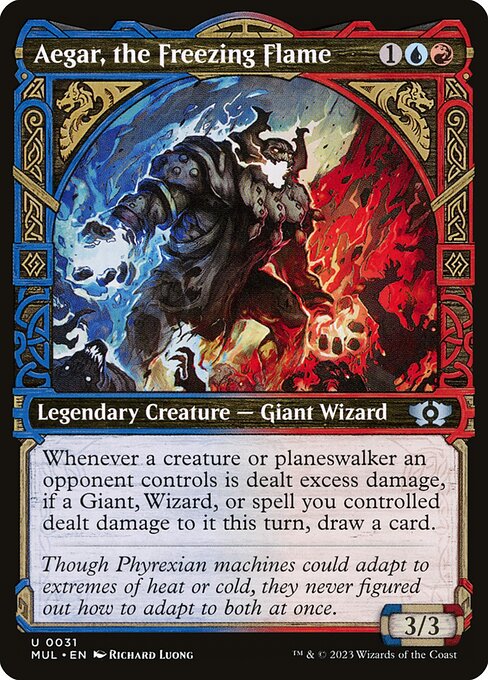 Aegar, the Freezing Flame (31) [Multiverse Legends] [Showcase]