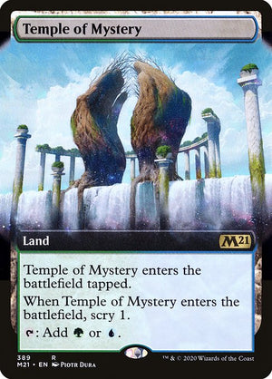 Temple of Mystery (389) [Core Set 2021] [Extended Art]