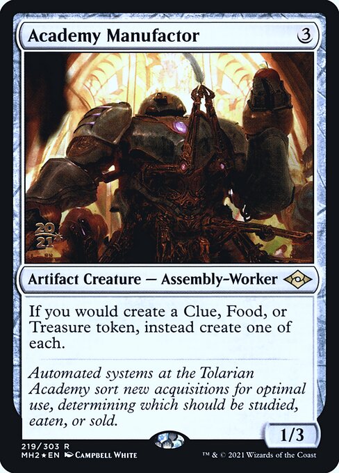 Academy Manufactor (219s) [Modern Horizons 2 Promos]