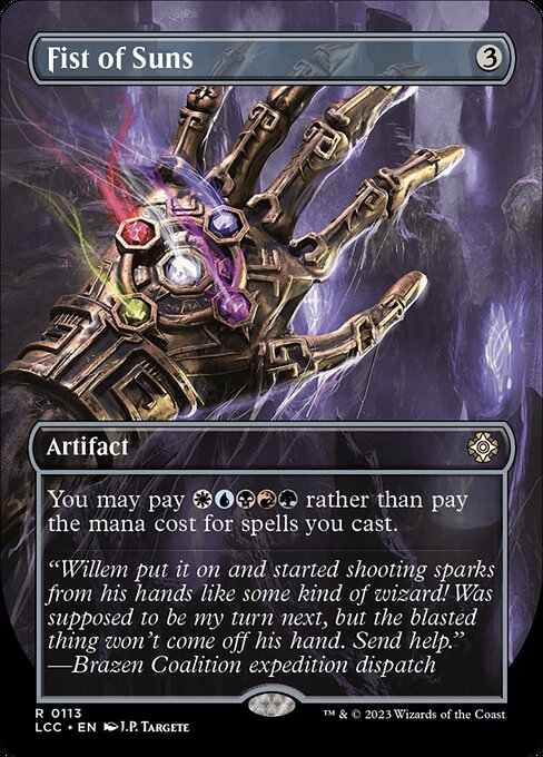 Fist of Suns (113) [The Lost Caverns of Ixalan Commander] [Borderless]
