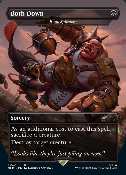 Bone Splinters (1037) [Secret Lair Drop] [Borderless]