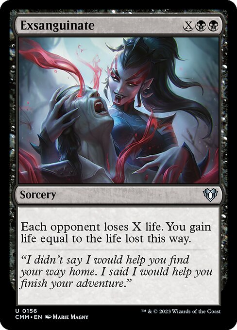 Exsanguinate (156) [Commander Masters]