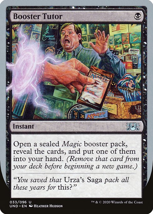 Booster Tutor (33) [Unsanctioned]