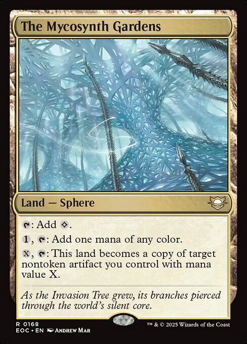 The Mycosynth Gardens (168) [Edge of Eternities Commander]