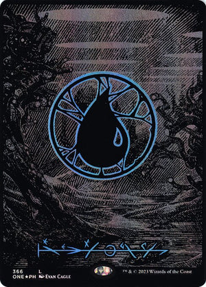 Island (366) [Phyrexia: All Will Be One] [Borderless]