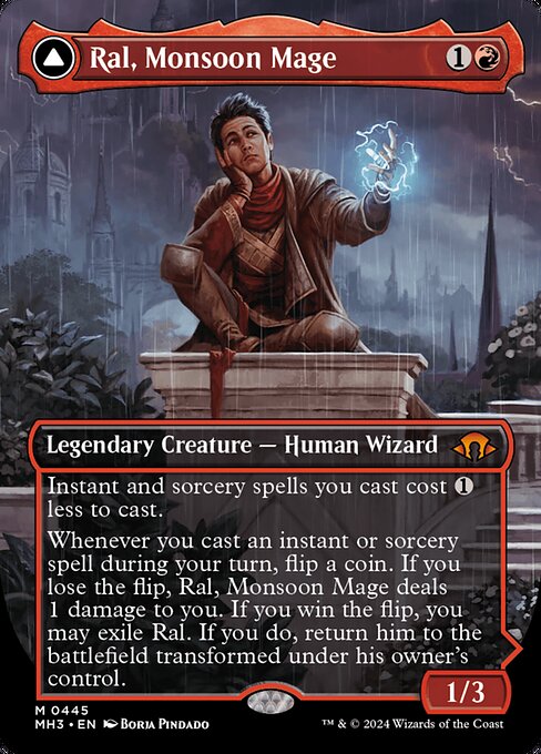 Ral, Monsoon Mage // Ral, Leyline Prodigy (445) [Modern Horizons 3]