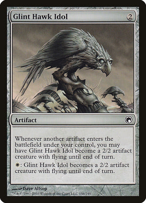 Glint Hawk Idol (156) [Scars of Mirrodin]