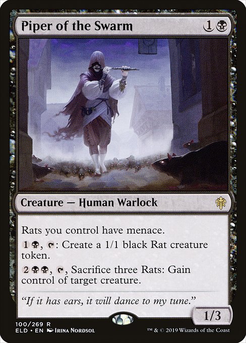 Piper of the Swarm (100) [Throne of Eldraine]