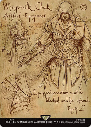 Whispersilk Cloak (1574) [Secret Lair Drop]