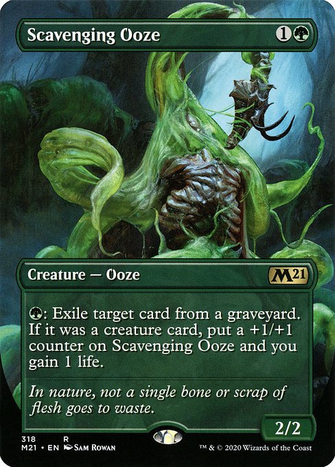 Scavenging Ooze (318) [Core Set 2021] [Borderless]