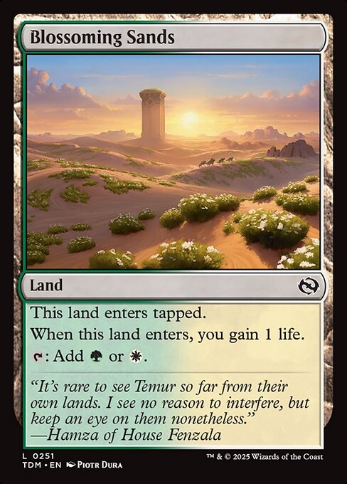 Blossoming Sands (251) [Tarkir: Dragonstorm]